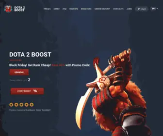 Dota2-Boost.com(Dota 2 Boost) Screenshot