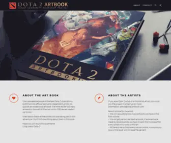 Dota2Artbook.com(Dota 2 Artbook) Screenshot