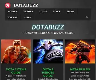 Dotabuzz.com(Dota 2 WIKI) Screenshot