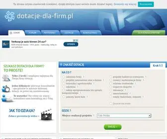 DotacJe-Dla-Firm.pl(Wszystkie dotacje unijne w jednym miejscu) Screenshot