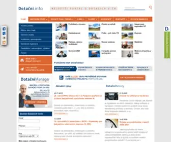 Dotacni.info(Dotace EU) Screenshot
