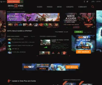 Dotaspy.com(DotA 2 Builds & Guides for Hero Strategy) Screenshot