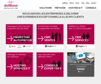 Dotbase.com(Spécialiste CRM & marketing automation) Screenshot