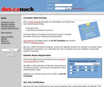 Dotcanuck.com(CA Domain Names) Screenshot