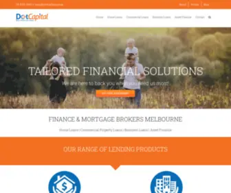 Dotcapital.com.au(Finance & Mortgage Brokers Melbourne) Screenshot