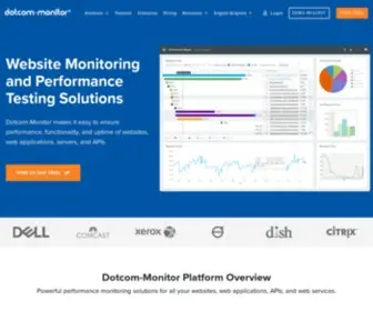 Dotcom-Monitor.com(Website Monitoring and Performance Testing) Screenshot