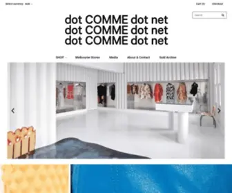 Dotcomme.net(Dot COMME Online Store) Screenshot