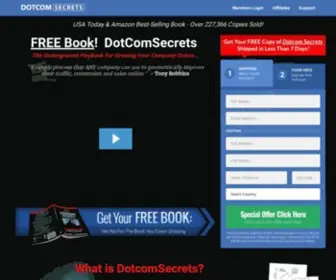 Dotcomsecrets.co(Clickfunnel Custom Default Backend) Screenshot