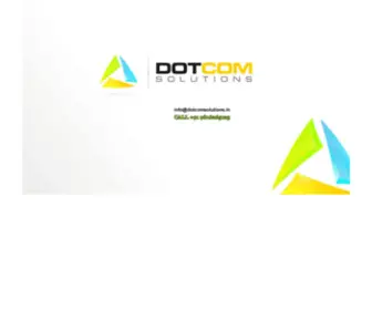 Dotcomsolutions.in(DotCom Solutions) Screenshot