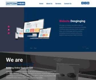 Dotcomwebs.in(Website Designing) Screenshot