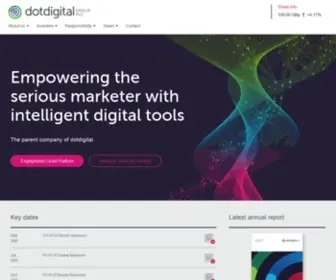 Dotdigitalgroup.com(Dotdigital Group PLC) Screenshot