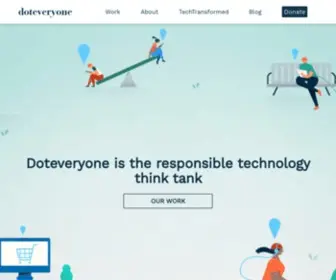 Doteveryone.org.uk(Think tank championing responsible tech for a fairer future) Screenshot
