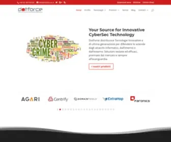 Dotforce.it(Distributore Tecnologie Innovative di Cybersecurity) Screenshot