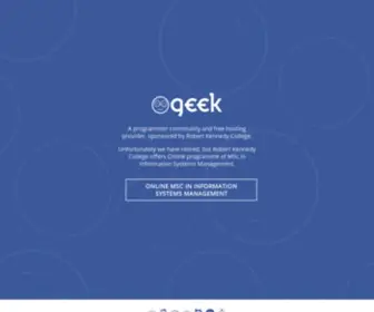 Dotgeek.org(More than programmers) Screenshot