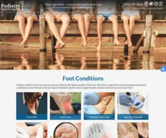 Dothanpodiatry.com(Podiatry Health Center) Screenshot