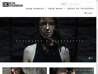 Dotheextraordinary.com(CLOTHING) Screenshot