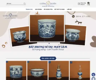 Dothomenlam.com(Đồ thờ Men Lam cao cấp của thương hiệu Cương Duyên) Screenshot