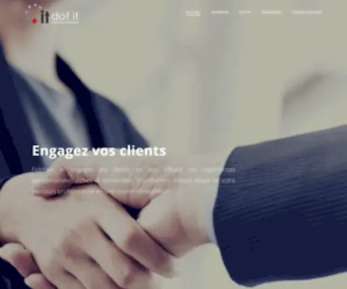 Dotit-Corp.com(Dot-it leader en e-business solutions en tunisie) Screenshot