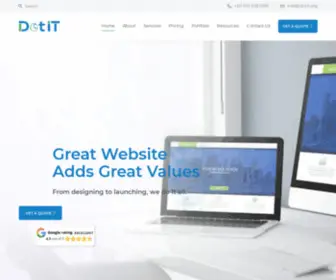 Dotit.org(Web design & development company in Egypt) Screenshot