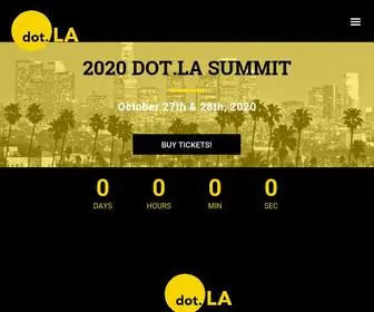 Dotlasummit.com(Dot.LA Summit) Screenshot