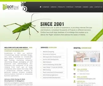 Dotline.in(Web Design Company Bangalore and Web Development Company in Bangalore) Screenshot