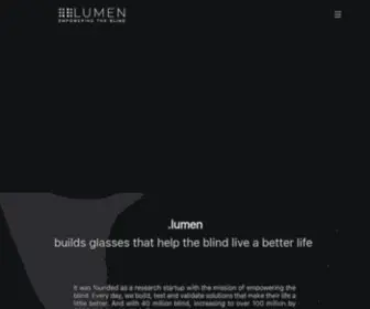 Dotlumen.com(Empowering The Blind) Screenshot