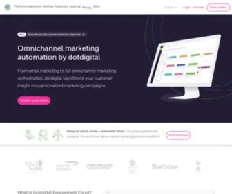 Dotmailer.co.uk(Omnichannel Marketing Automation Platform) Screenshot