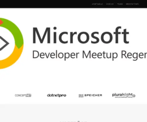 Dotnet-Regensburg.de(NET usergroup regensburg) Screenshot