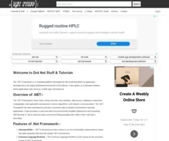 Dotnet-Stuff.com(Unlimited DotNet Stuff) Screenshot