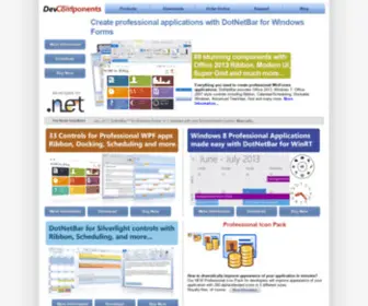 Dotnetbar.com(DevComponents Windows Forms) Screenshot