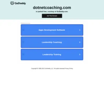 Dotnetcoaching.com(Course portal) Screenshot