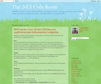 Dotnetcoderoom.com(The .NET Code Room) Screenshot