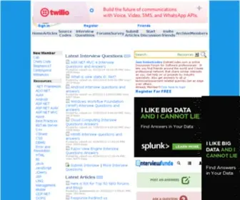 Dotnetcodes.com(ASP.NET C# Sql Server Articles) Screenshot