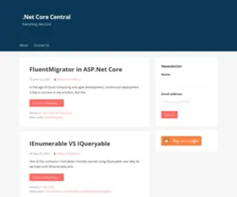 Dotnetcorecentral.com(Net Core Central) Screenshot