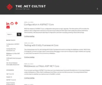 Dotnetcultist.com(  .NET is life) Screenshot