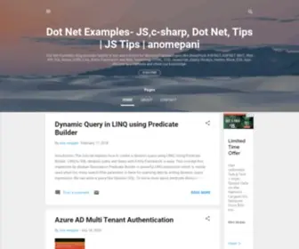 Dotnetexample.in(Dot Net Examples) Screenshot