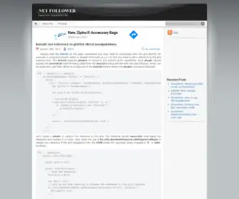 Dotnetfollower.com(NET FOLLOWER) Screenshot