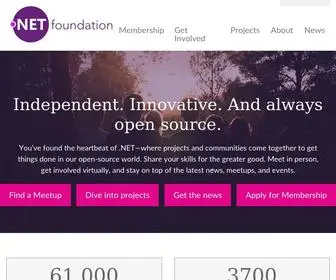 Dotnetfoundation.org(NET Foundation) Screenshot