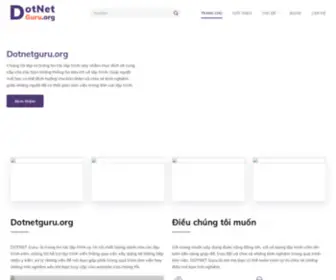 Dotnetguru.org(Trang tin tức lập trình) Screenshot