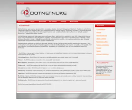 Dotnetnuke.cz(Dotnetnuke) Screenshot