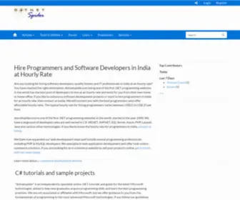 Dotnetspider.com(Hire Laravel Developers in India) Screenshot
