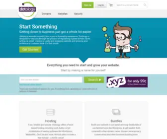 Dotology.com(Get a FREE Domain with any annual Hosting Plan) Screenshot