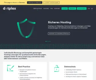 Dotplex.de(Secure Hosting) Screenshot