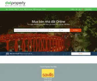 Dotproperty.com.vn(Tìm kiếm thông tin nhà đất bán hoặc cho thuê hàng đầu Việt Nam) Screenshot