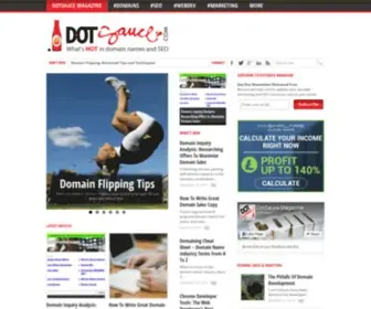 Dotsauce.com(DotSauce Magazine) Screenshot