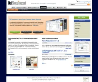 Dotshoppingcart.com(CMS) Screenshot