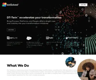 Dotsolved.com(dotSolved) Screenshot