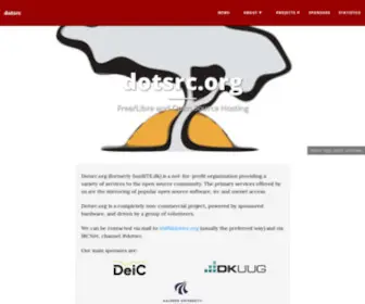 Dotsrc.org(About dotsrc) Screenshot