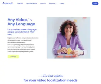 Dotsub.com(Video Translation Services) Screenshot