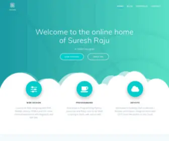 Dotsuresh.com(Personal Website) Screenshot